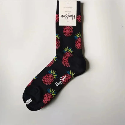 2025 Men’s Classic Crew Socks – Cotton Sports Socks for Comfortable Everyday & Athletic Wear, Sizes 41–46