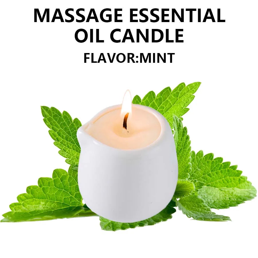 1PC Luxury Massage Oil Candle – Scented Aromatherapy Candle for Relaxation & Skin Moisturizing, Body Oil Candle for Spa & Self-Care