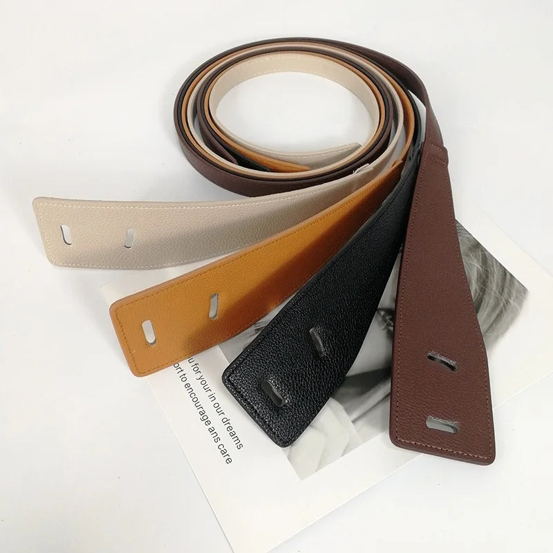 Women's Designer-Style Knot Waist Belt – Soft PU Leather Wide Cummerbund for Coats, Dresses & Fashion Outfits, Elegant Waistband Accessory