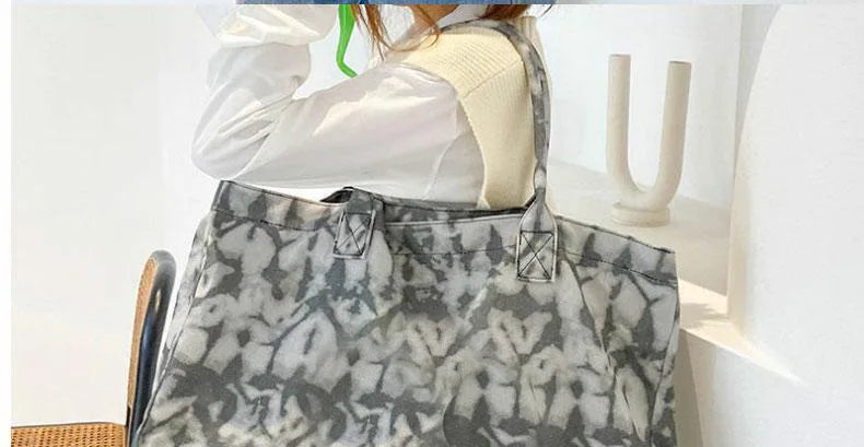 Bolso de yoga unisex de lona de gran capacidad – Bolso de hombro ecológico, Bolso de mano de estilo urbano para gimnasio, fitness, compras, viajes y uso diario