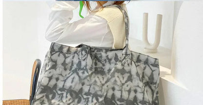 Bolso de yoga unisex de lona de gran capacidad – Bolso de hombro ecológico, Bolso de mano de estilo urbano para gimnasio, fitness, compras, viajes y uso diario