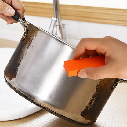 Borrador de cal – Herramienta eliminadora de óxido de acero inoxidable, limpiador de grifos de cocina, accesorio de limpieza de manchas de agua dura para baño y uso doméstico