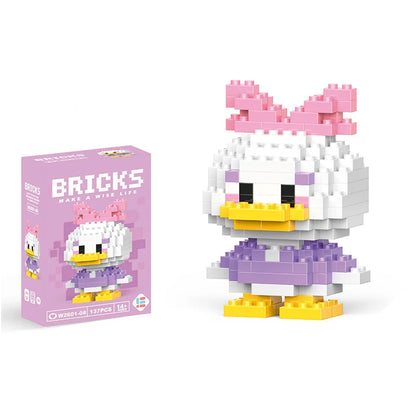 Disney Stitch & LinaBell Building Blocks Set – Cartoon Character Figures, DIY Assembly Bricks & Creative Construction Toy Gift for Kids