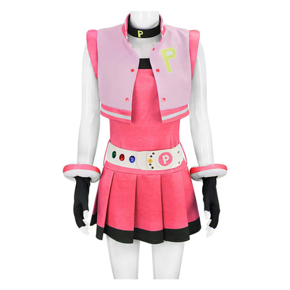 Powerpuff Girls Cosplay Costume – Full Set Blossom / Buttercup / Bubbles Halloween Dress with Belt