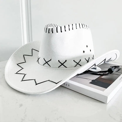 Bride Cowgirl Cowboy Hat – White Western Hat for Bachelorette Parties, Weddings & Bridal Showers