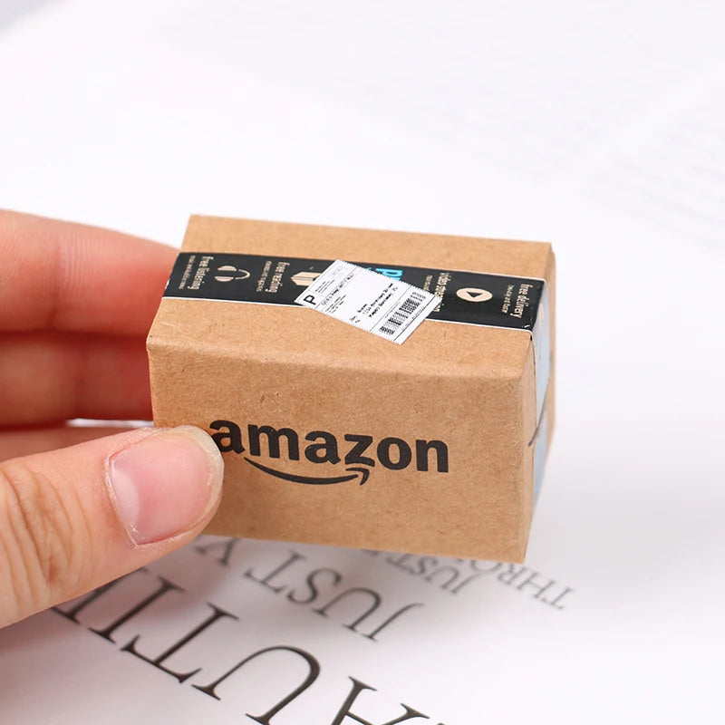 1/5pcs Mini Boîte en Carton Express Accessoires de Maison de Poupée – Boîtes de Livraison Simulation Réaliste pour Scènes Miniatures, Meubles de Maison de Poupée, Jardin Féerique & Décoration Artisanale
