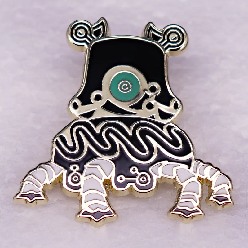 Anime Game Enamel Pins – Metal Lapel Brooch Set for Backpack, Costume & Cosplay Accessories Gift