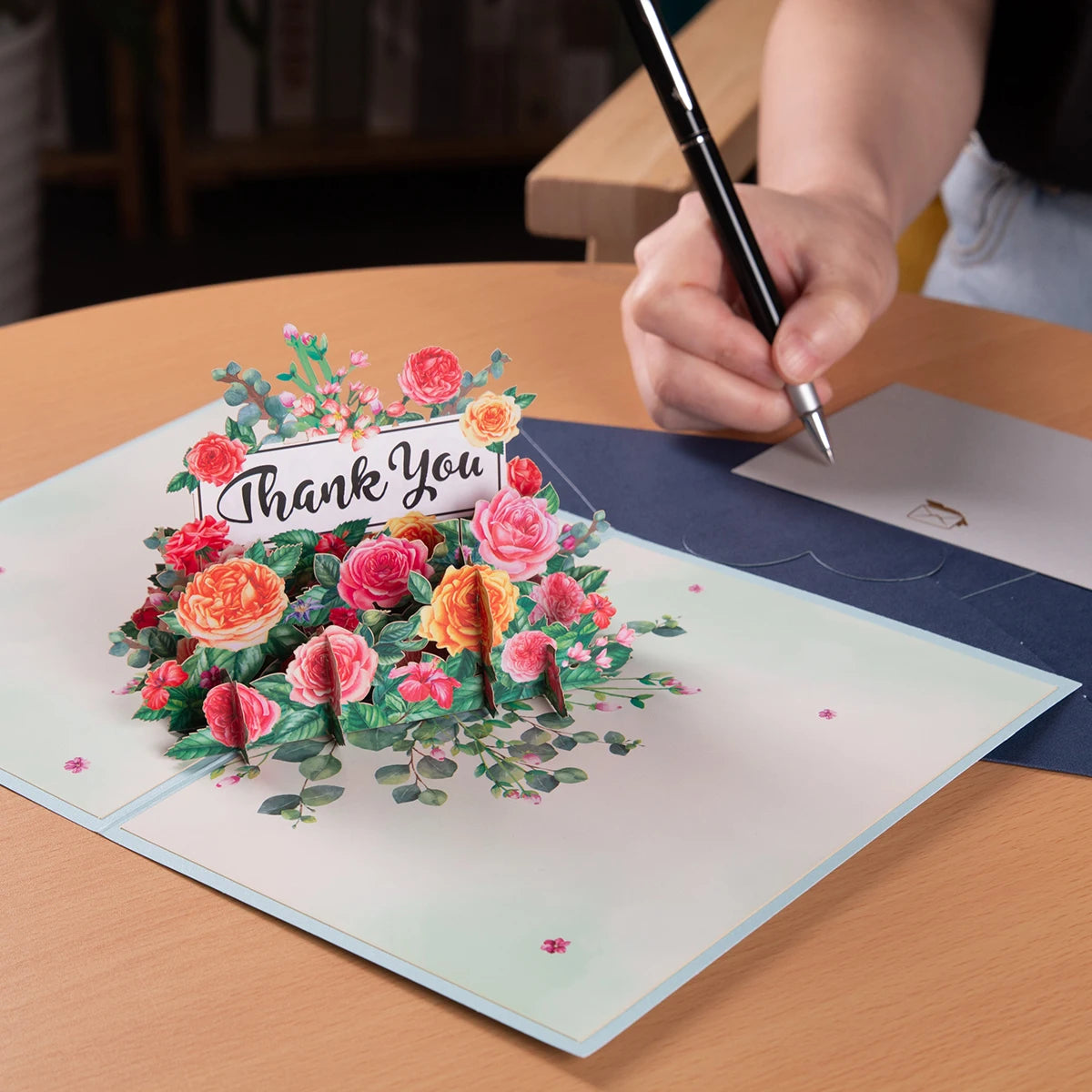 3D Pop-Up Thanksgiving Greeting Card – Thank You Card for Family, Friends, Appreciation & Holiday Wishes