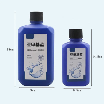 200ml/500ml Methylene Blue Aquarium Treatment – Concentrated Water Solution for Fish Tank Care, Fungus & White Spot Support, Tail Rot Treatment