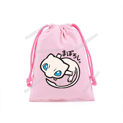 Pokémon Drawstring Storage Bags – Pikachu, Squirtle, Charmander & Charizard Party Gift Pouch