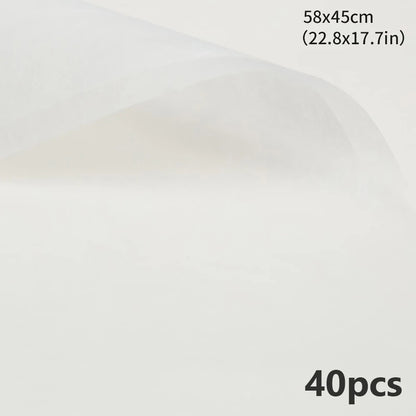 40 hojas de papel de envolver flores no tejido impermeable para ramos, arreglos florales y empaques de regalo