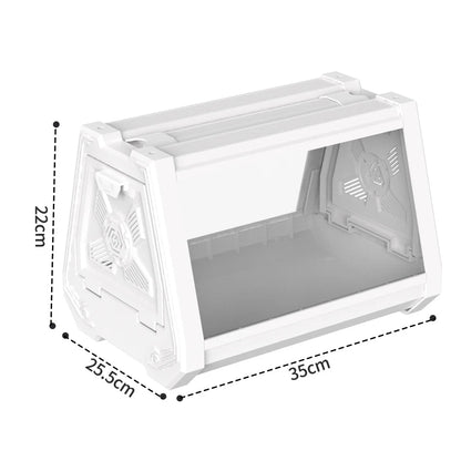 Mini Reptile Terrarium Habitat – Escape-Proof Ventilated Desktop Ecological Tank & Breeding Box for Geckos, Snakes, Frogs & Small Reptiles