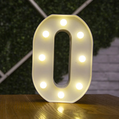 Alphabet & Number LED Night Lights – Personalized Letter Lamps for Birthday Parties, Weddings, Bedrooms, Wall Decor & Home Decorations