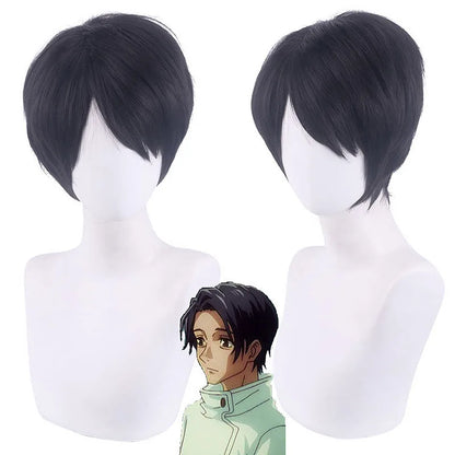 Synthetic Anime Cosplay Wig – Black Spiky Style Inspired by Classic Heroes (Party & Game Costume Hairpiece)