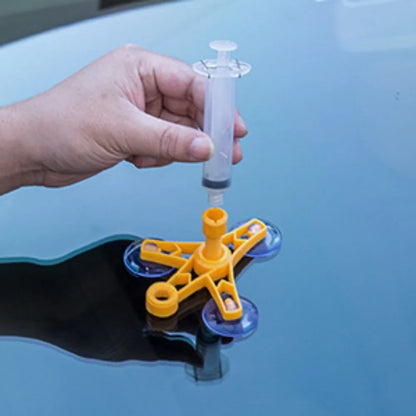 Kit de reparación de grietas para parabrisas – Resina reparadora de chips y grietas de cristales para parabrisas, pantallas y mantenimiento de cristales de automóviles
