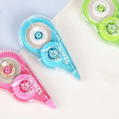 Juego de 6 Cintas Correctoras Kawaii – Cinta Correctora Bonita para Escuela, Oficina, Reparación de Errores de Escritura y Artículos de Papelería