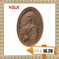Appliques décoratives en bois moulé – Boiseries murales sculptées pour meubles, armoires, coins et décoration intérieure