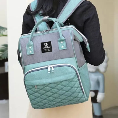 Large Capacity Baby Diaper Backpack with Stroller Hanging Bag & Changing Mat – Waterproof Maternity Nursing Bag for Moms