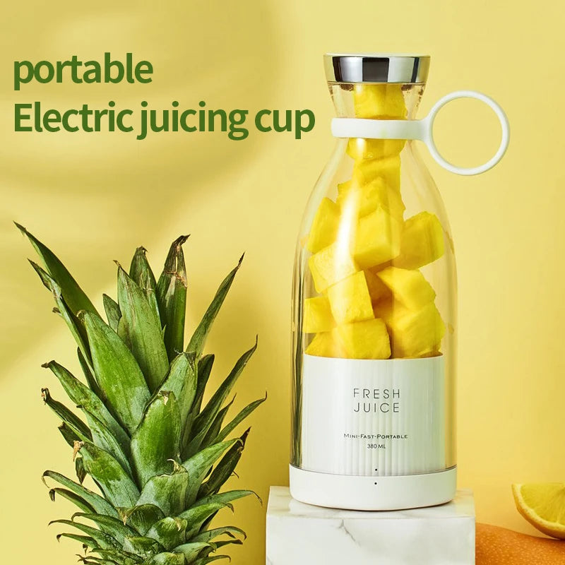Mini Portable USB Juicer Blender – Electric Fruit Mixer & Multifunction Juice Maker for Smoothies, Milkshakes and Food