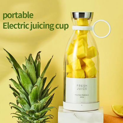 Mini Portable USB Juicer Blender – Electric Fruit Mixer & Multifunction Juice Maker for Smoothies, Milkshakes and Food