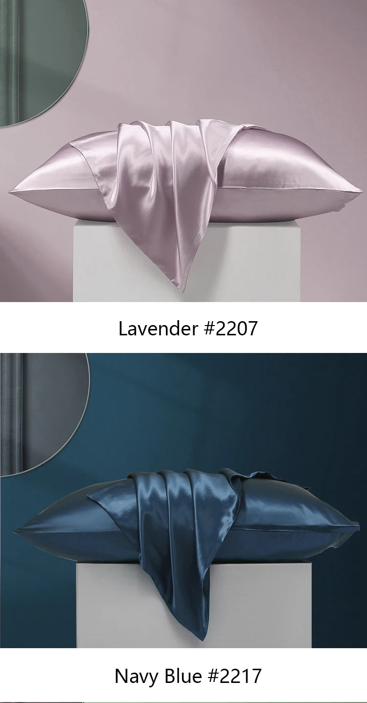Taie d'oreiller 100 % soie de mûrier – 19 momme, certifiée OEKO-TEX®, luxe