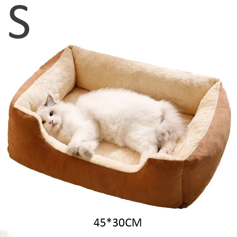 Cama para gatos, casita cómoda para mascotas, cesta suave y cojín para gatos y perros pequeños, cama cómoda para dormir gatitos, accesorios para mascotas