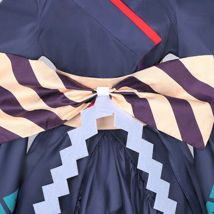 Cosmic Princess Kaguya / Tsukimi Yachiyo Cosplay Costume | Dark Blue Dress for Party, Stage Performance & Anime Convention