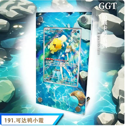 Oricorio Jasmine Carmine Rosa Giovanni Latias Gardevoir Gengar Meowth Dragonite Extended Art Card Display Stand Excluding Card