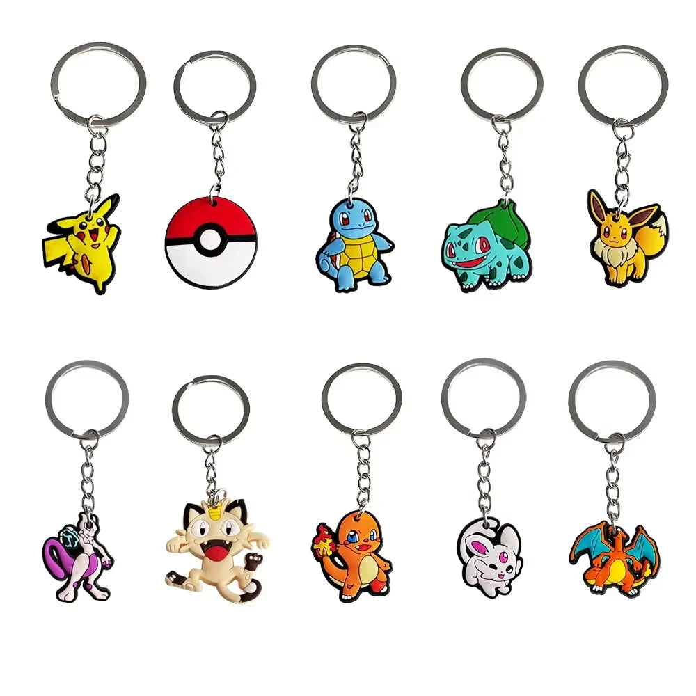 Pokémon Birthday Party Decorations Set – Balloons, Keychains, Napkins, Stickers, Tableware, Plates & Tablecloth Party Supplies & Favors