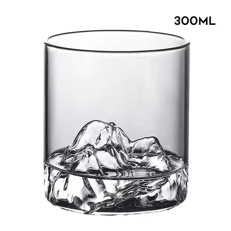 200/300ML Creative Mountain Glass Cup, Japanese Style Tea Cup, Aesthetic Glass Water Mug, Household Drinking Cup, Unique Gift