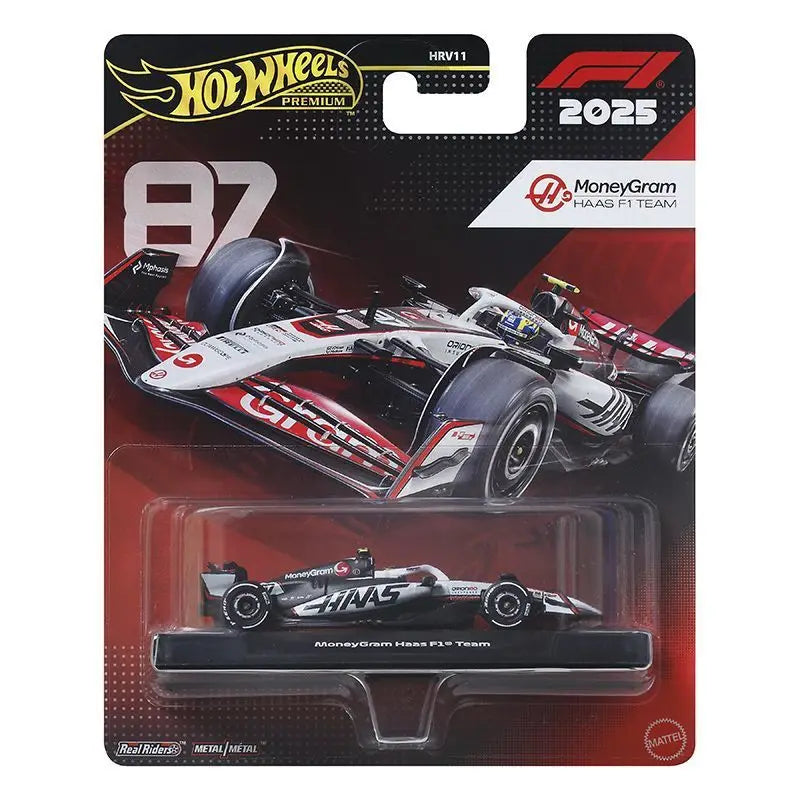 Hot Wheels Premium Gold Label HRV11 F1 – 1:64 Scale Formula Racing Diecast Model Car with Team Livery, Collectible Vehicle & Gift