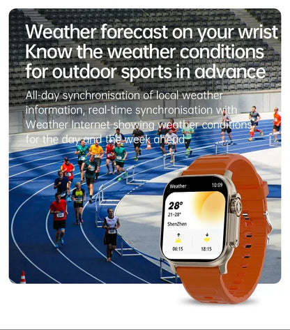 Smartwatch Men 49mm Series 8 Ultra 2.3" AMOLED NFC GPS Waterproof (2025)