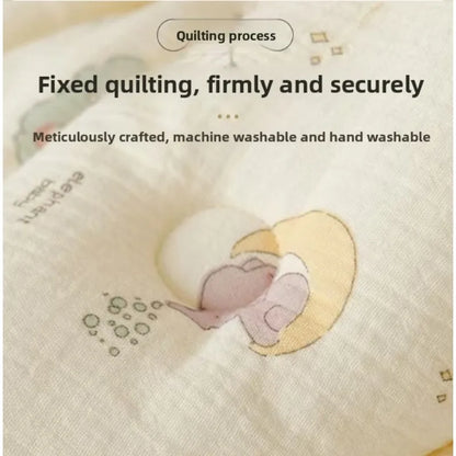 Newborn Cotton Swaddle Blanket with Cute Bunny Ears – Extra-Soft Thermal Baby Wrap for Hospital, Delivery & Cozy Infant Sleeping