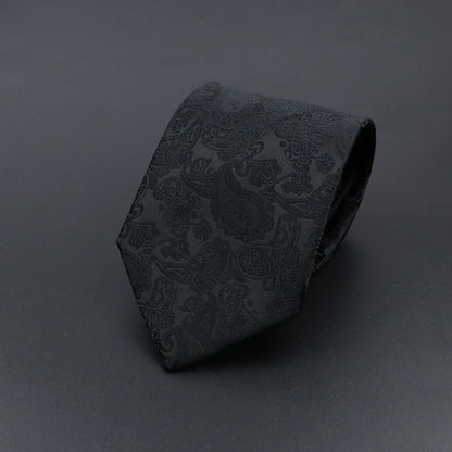 Corbata de hombre de fantasía con perro de dibujos animados, Paisley, rayas y lunares para negocios y bodas