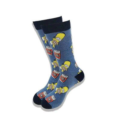 Funny Cartoon Character Socks – High-Quality Comfortable Novelty Socks for Men & Women, Latest Design