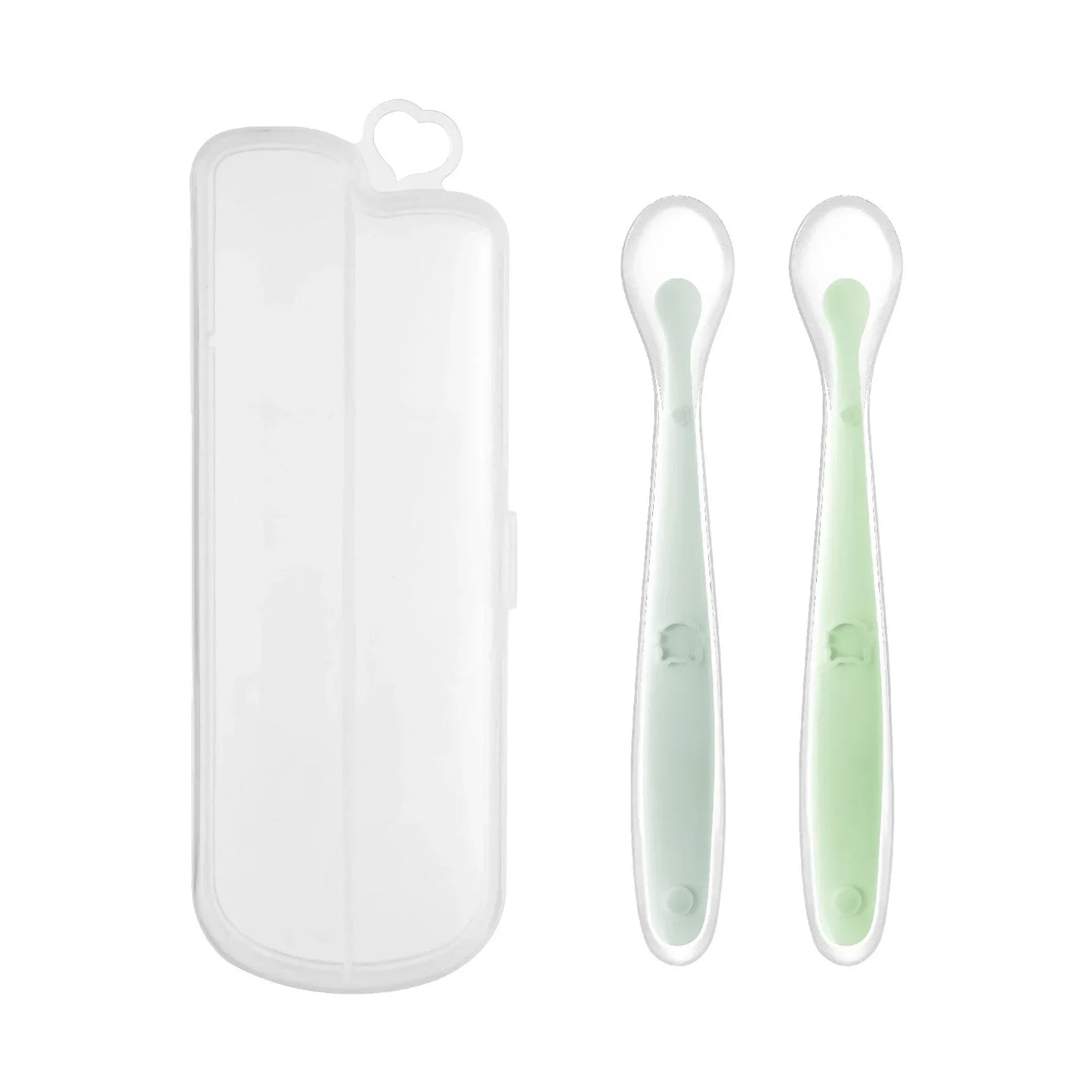 Soft Silicone Baby Feeding Spoon – Gentle Training Spoon for Infants, Toddlers & Baby-Led Weaning