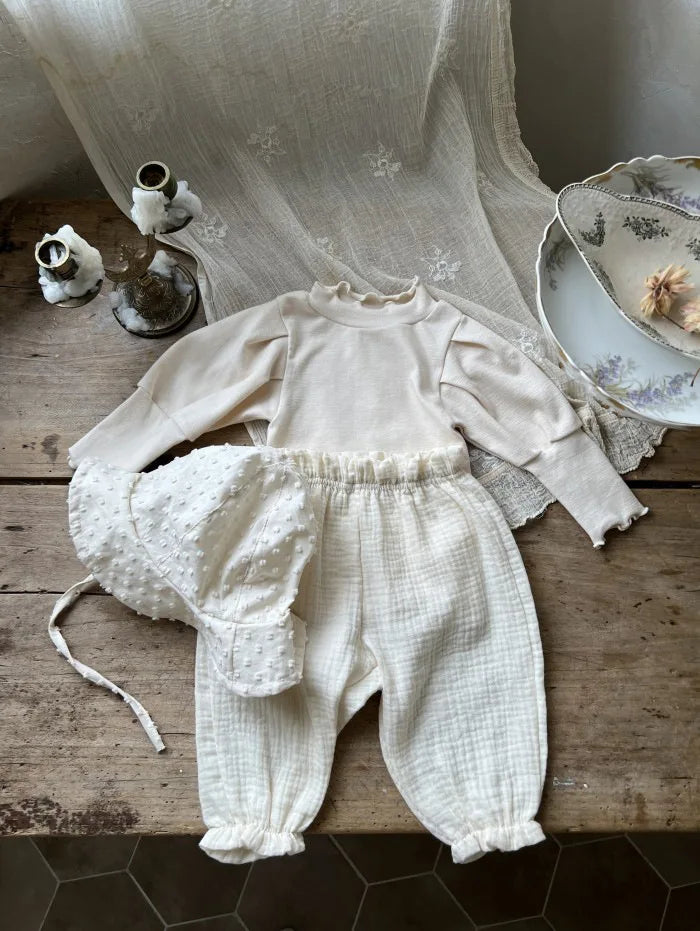 Pantalones de Bebé de Algodón Orgánico – Pantalones Suaves de Muselina Estampados para Recién Nacidos y Niños Pequeños, Parte de Abajo Informal y Adorable para Usar en Primavera, Verano, Otoño e Invierno