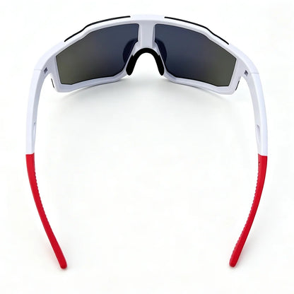 Aero Cycling Sunglasses – Men's & Women's Sports Eyewear for Road Biking, Mountain Bike Racing & Outdoor Cycling, Protective Case Included
