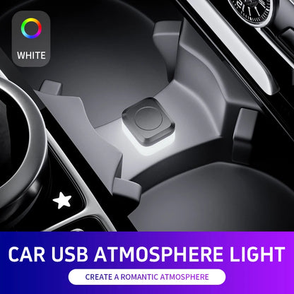 Universal USB LED Car Interior Ambient Light – Plug & Play Mood Lamp for Reading & Interior Décor