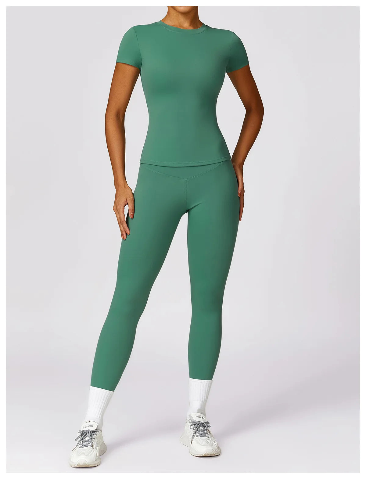 Camiseta de running NCLAGEN para mujer – Top deportivo transpirable de manga corta para gimnasio, yoga, fitness, entrenamiento y ropa deportiva