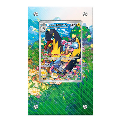 Expositor de metacrilato para cartas Pokémon – Psyduck, Bulbasaur, Mewtwo, Charmander y soporte protector para cartas de personajes
