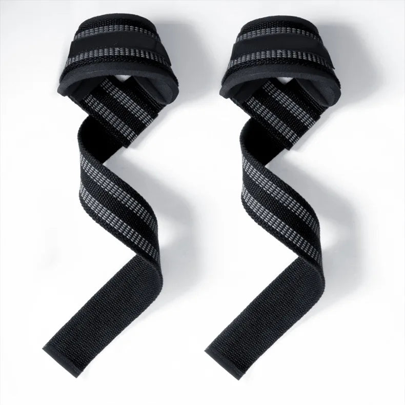1Pair Non-Slip Weightlifting Straps – Gym Wrist Wraps for Dumbbell Training, CrossFit, Strength Workouts & Fitness Exercise Support