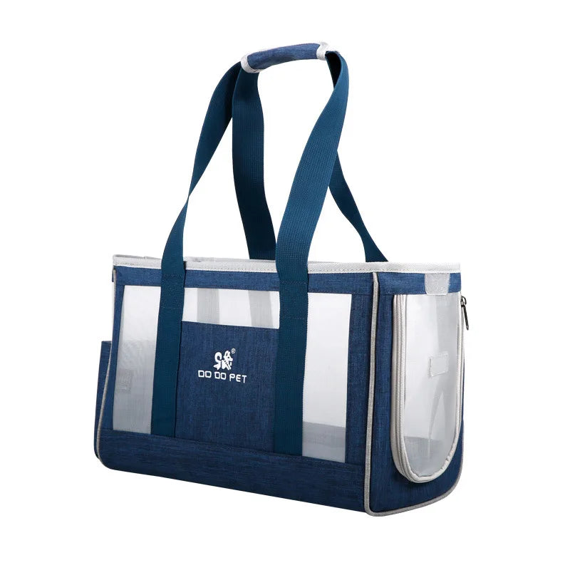 Bolsa transportadora portátil para gatos y perros, transpirable, de un solo hombro, para viajes, para gatitos, cachorros y mascotas pequeñas