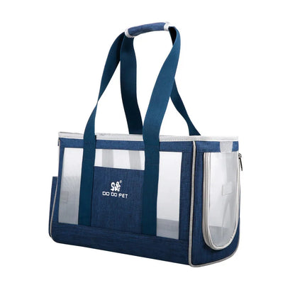Bolsa transportadora portátil para gatos y perros, transpirable, de un solo hombro, para viajes, para gatitos, cachorros y mascotas pequeñas