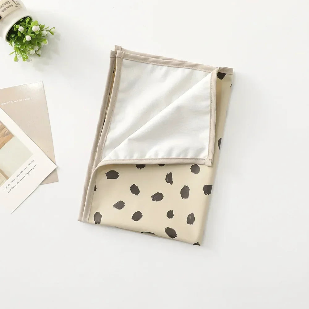 Matelas à langer imperméable réutilisable – Housse de matelas à langer portable pliable pour nouveau-nés, voyages et jeux