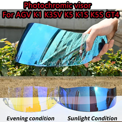 Replacement Helmet Visor Lens for AGV K5, K5S, K3 SV, K1 & Compact ST – Motorcycle Helmet Face Shield Windshield Lens