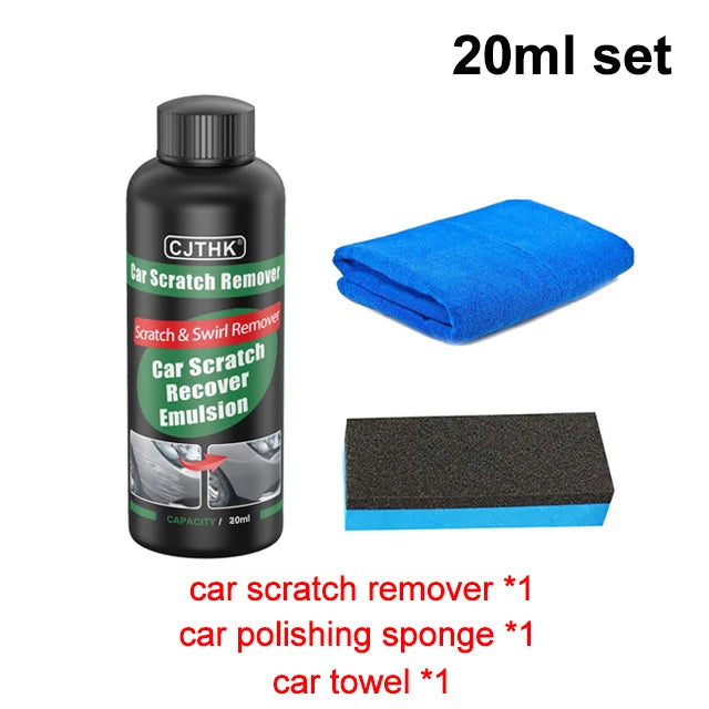 Remueve Arañazos y Pulimento para Coche – Reparador de Pintura, Eliminador de Remolinos y Cera Antirrayaduras