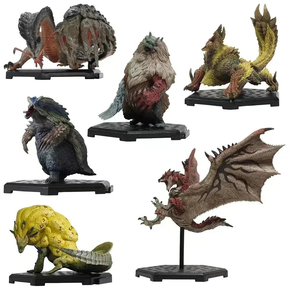 Monster Hunter World: Iceborne PVC Action Figure Model – Basarios, Nergigante, Tigrex Hot Dragon Collectible Decoration Toy