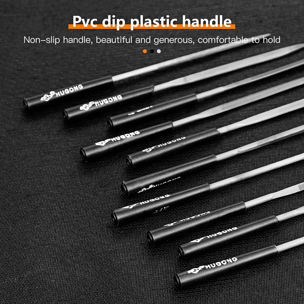 10-Piece Diamond Needle File Set – Precision Hand Tools for Ceramic, Glass, Gemstone & DIY Crafts