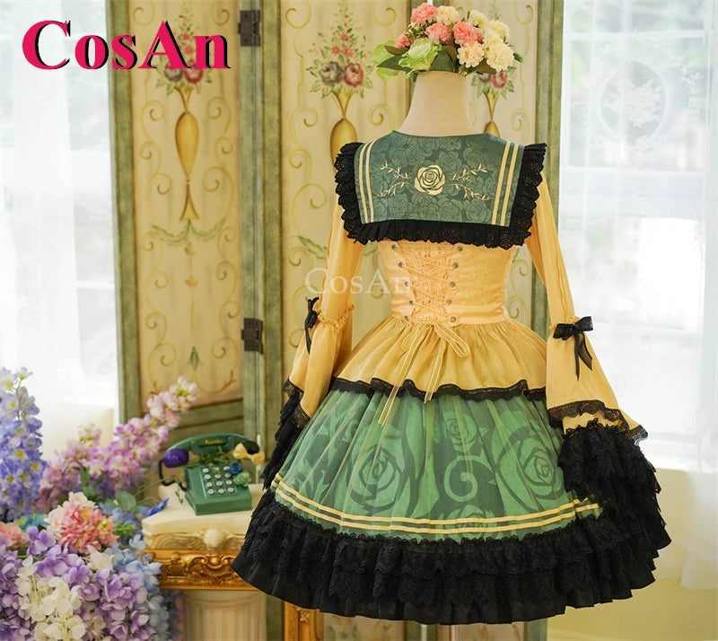 Touhou Project Komeiji Koishi Cosplay Costume Dress – Elegant Sweet Formal Outfit for Game Cosplay, Party, Halloween & Roleplay Wear